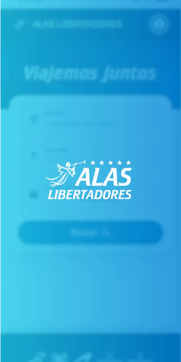 App ALAS Libertadores Interface