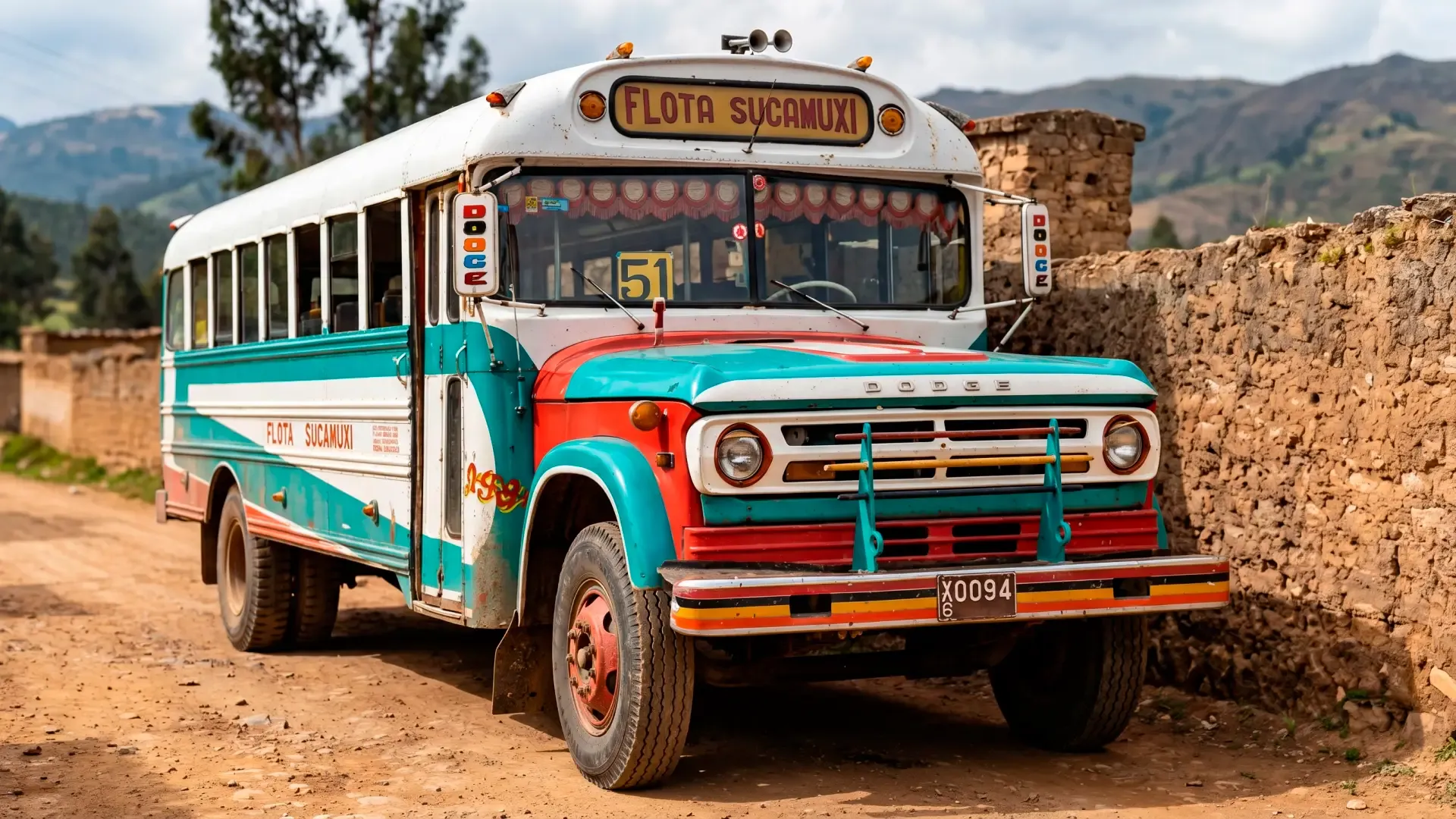 Bus de Flota Sugamuxi recorriendo Boyacá
